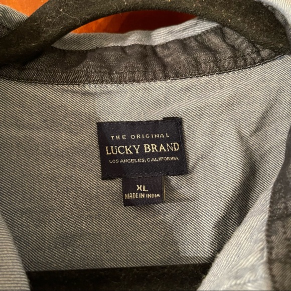 Lucky brand long sleeve denim button up - Picture 2 of 9